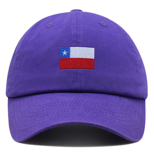 Chile Flag Premium Dad Hat Embroidered Cotton Baseball Cap Country Flag Series