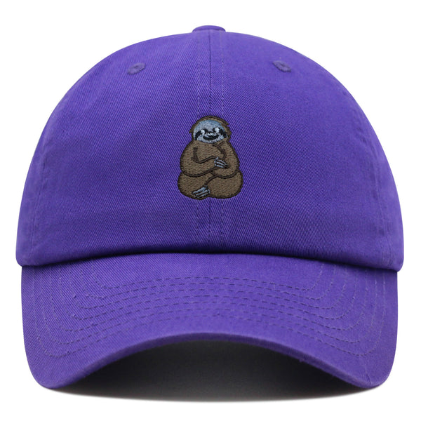 Sloth  Premium Dad Hat Embroidered Cotton Baseball Cap