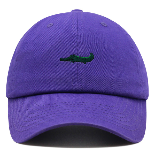 Cartoon Crocodile Premium Dad Hat Embroidered Cotton Baseball Cap