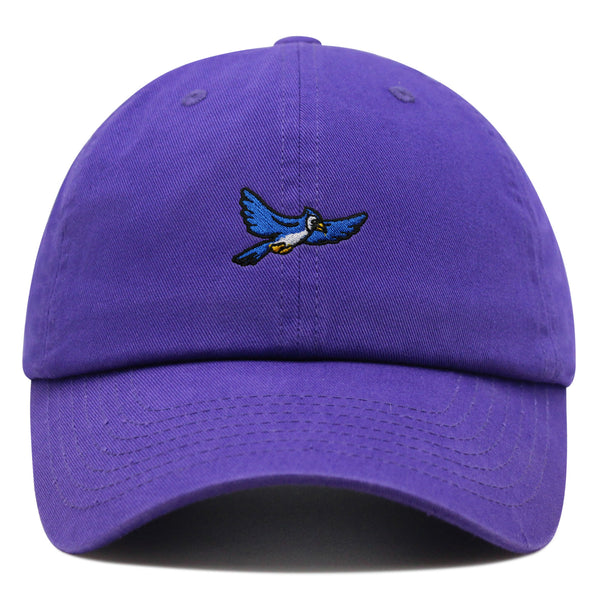 Flying Blue Jay Premium Dad Hat Embroidered Cotton Baseball Cap Canada