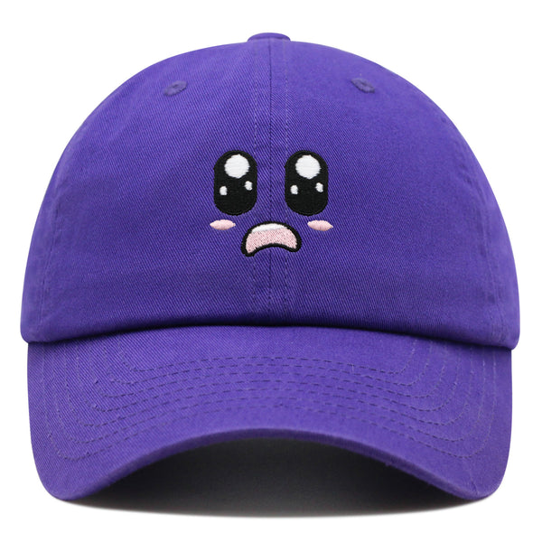 Cartoon Cute Face Premium Dad Hat Embroidered Cotton Baseball Cap Animation