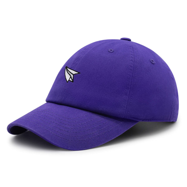 Paper Airplane Premium Dad Hat Embroidered Baseball Cap Plane Sky