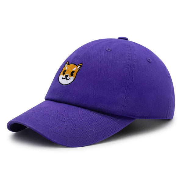 Shiba Premium Dad Hat Embroidered Baseball Cap Dog Puppy