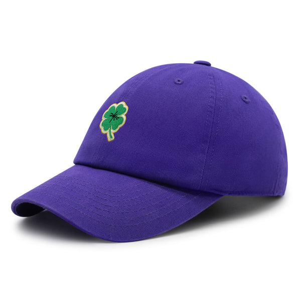 Clover Premium Dad Hat Embroidered Baseball Cap Lucky Plant