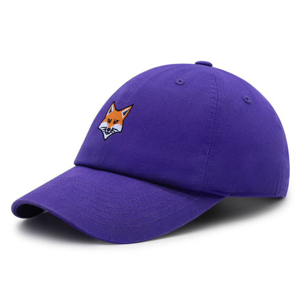 Fox Face Premium Dad Hat Embroidered Cotton Baseball Cap Foxy