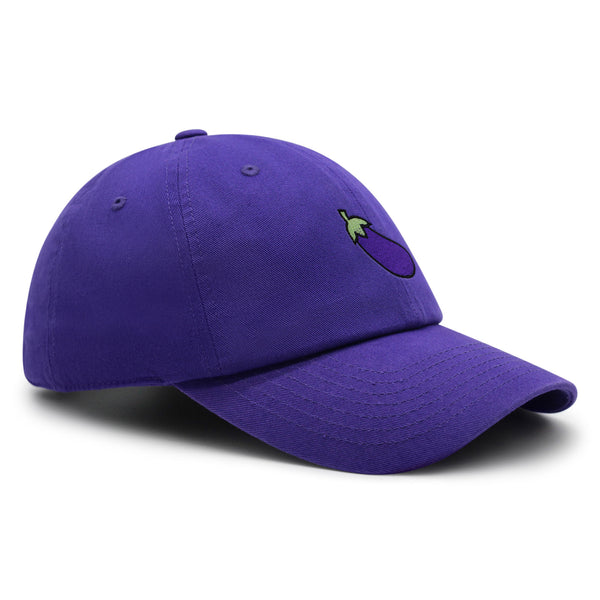 Eggplant Premium Dad Hat Embroidered Baseball Cap Foodie Vegetable