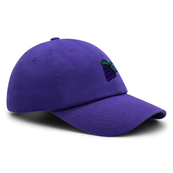 Grape Premium Dad Hat Embroidered Baseball Cap Farm Farmers Vegan