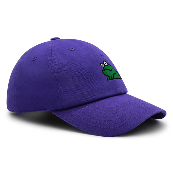 Frog Premium Dad Hat Embroidered Baseball Cap Funny