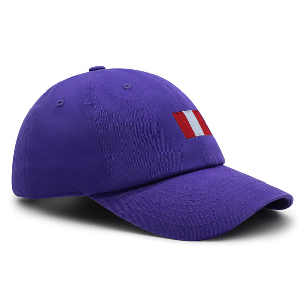 Peru Flag Premium Dad Hat Embroidered Cotton Baseball Cap Country Flag Series