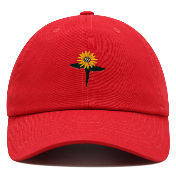 Sun Flower Premium Dad Hat Embroidered Baseball Cap Floral