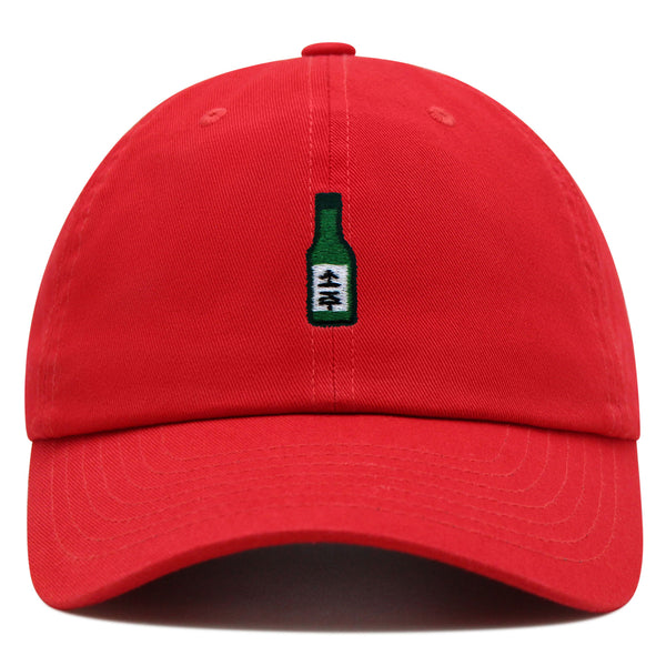 Soju Premium Dad Hat Embroidered Baseball Cap Korean Korea Spirit