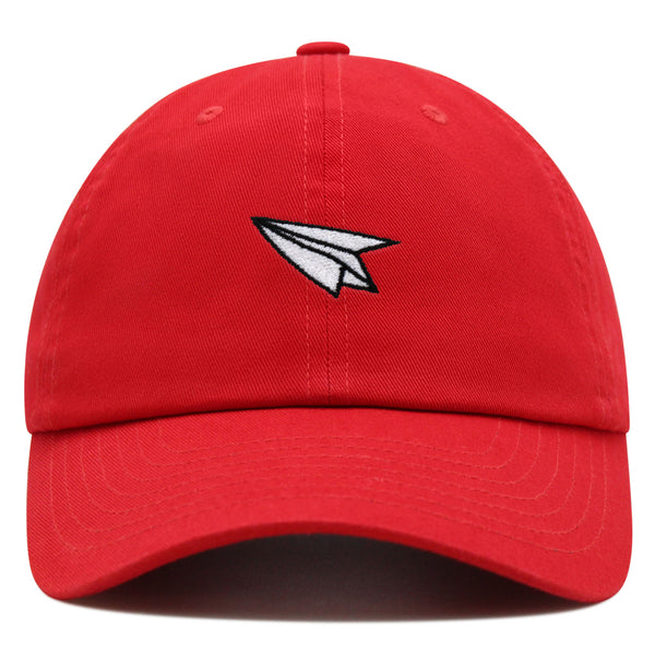 Paper Airplane Premium Dad Hat Embroidered Baseball Cap Plane Sky