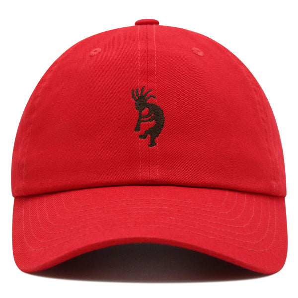 Kokopelli Premium Dad Hat Embroidered Baseball Cap Indian Traditional