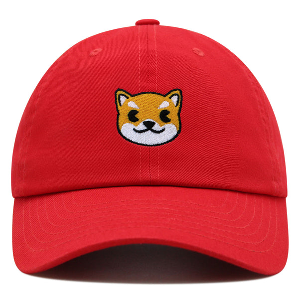 Shiba Premium Dad Hat Embroidered Baseball Cap Dog Puppy