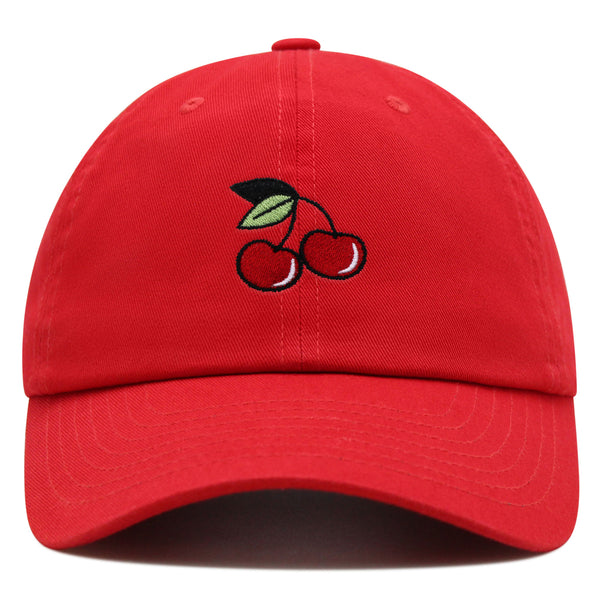 Cherry Premium Dad Hat Embroidered Baseball Cap Fruit