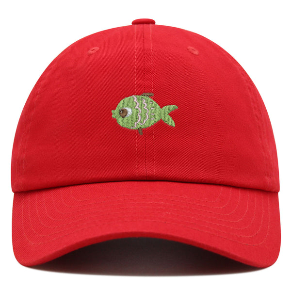 Fish Premium Dad Hat Embroidered Baseball Cap Aquarium