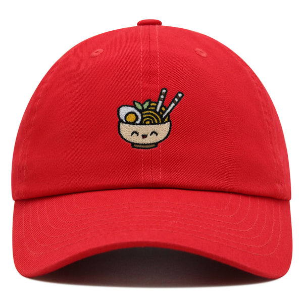 Noodle Premium Dad Hat Embroidered Baseball Cap Asian Food Soba Udon