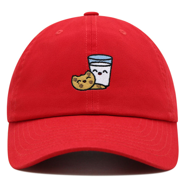 Milk and Cookie Premium Dad Hat Embroidered Baseball Cap Snack