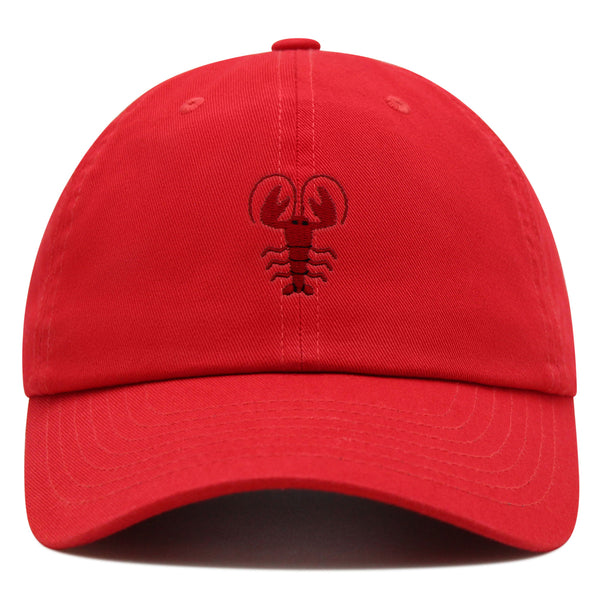 Lobster Premium Dad Hat Embroidered Baseball Cap Shellfish Foodie