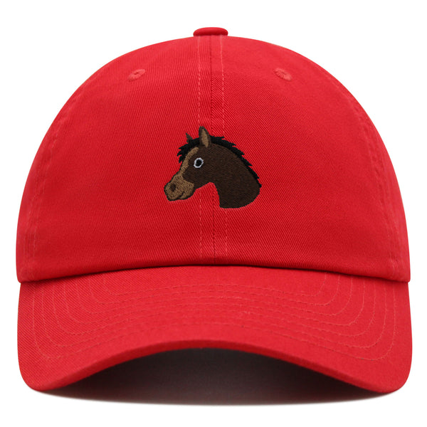 Horse Head Premium Dad Hat Embroidered Baseball Cap Cowboy Zoo