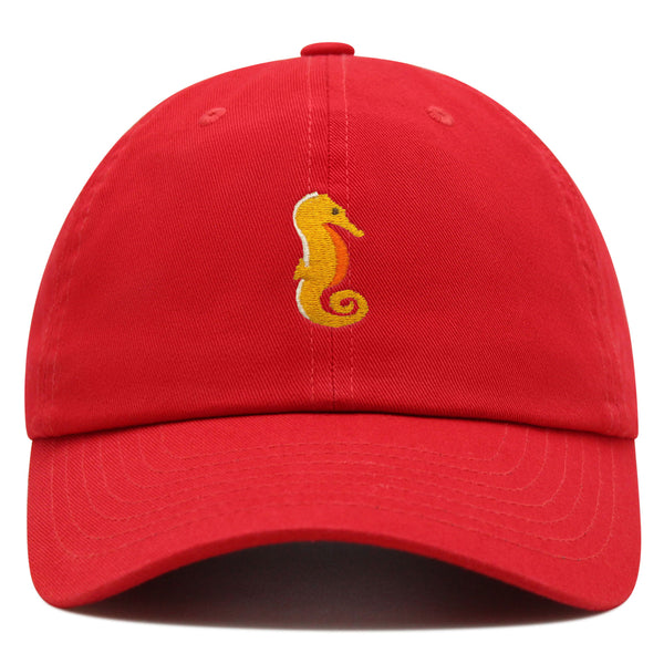 Seahorse Premium Dad Hat Embroidered Baseball Cap Ocean Sea Fish