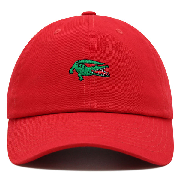 Crocodile Premium Dad Hat Embroidered Baseball Cap Alligator Jungle