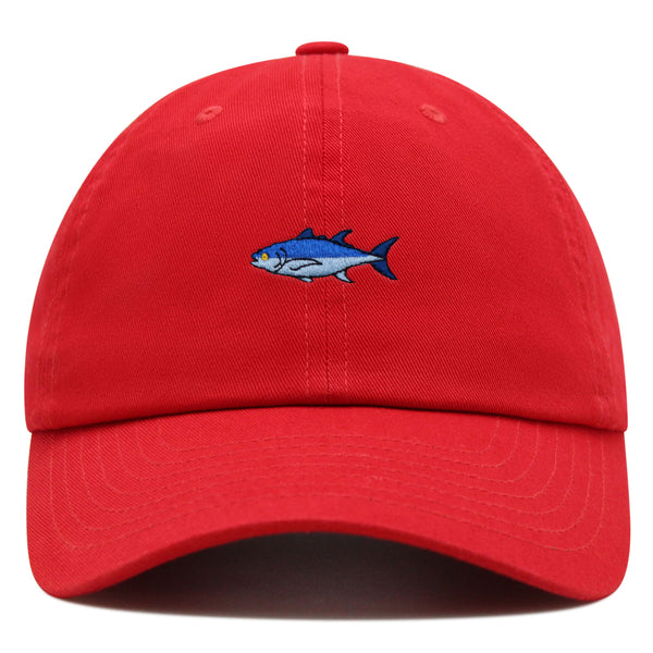 Tuna Premium Dad Hat Embroidered Baseball Cap Fishing