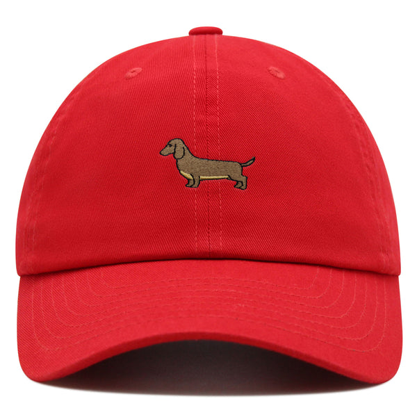 Dachshund Premium Dad Hat Embroidered Baseball Cap Puppy Dog