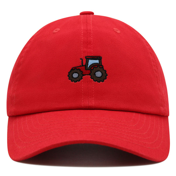 Tractor Premium Dad Hat Embroidered Baseball Cap Construction Farm