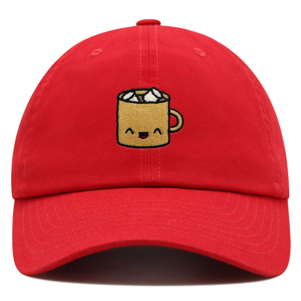 Hot Chocolate Premium Dad Hat Embroidered Baseball Cap Foodie Drink Coffee