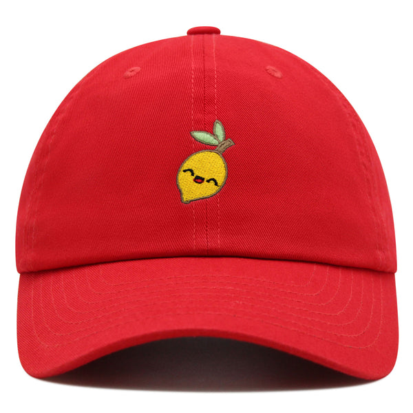 Lemon Premium Dad Hat Embroidered Baseball Cap Vegan Vegetable