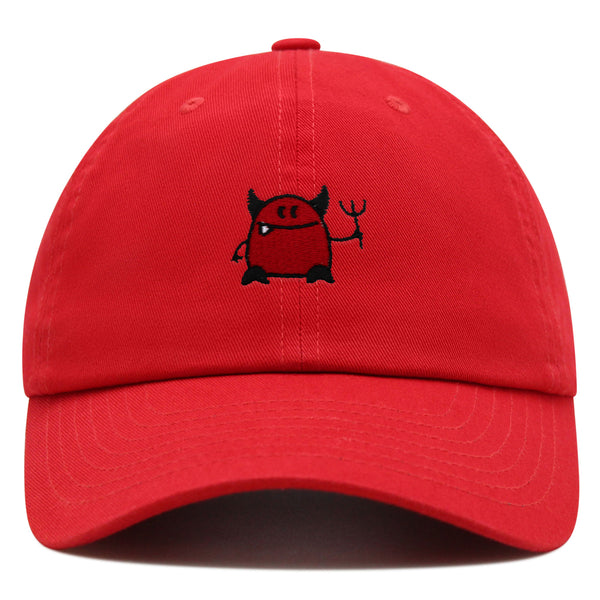 Devil Premium Dad Hat Embroidered Baseball Cap Evil Halloween