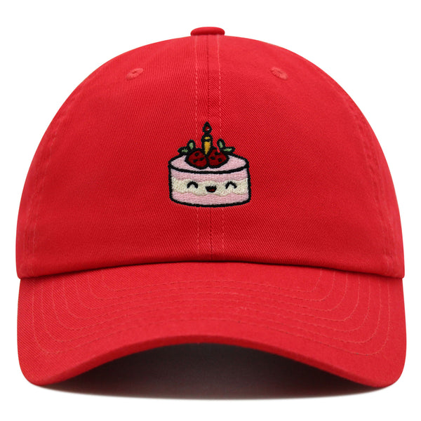 Cake Premium Dad Hat Embroidered Baseball Cap Birthday Foodie