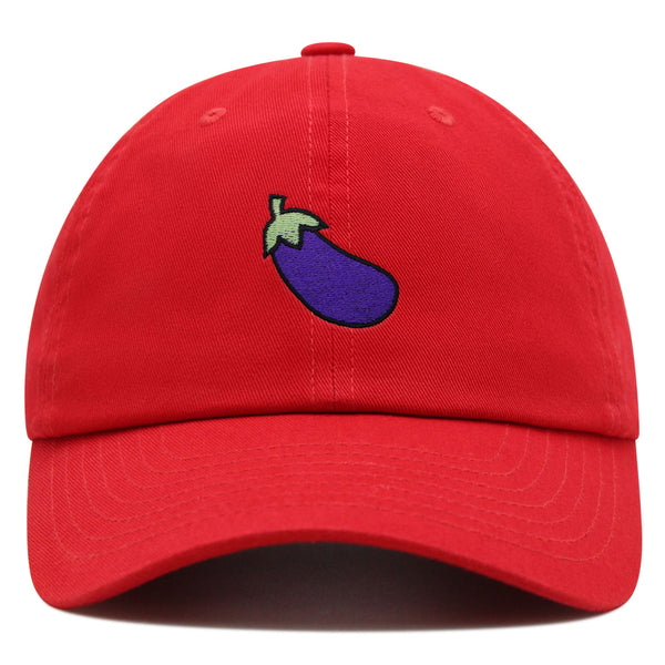 Eggplant Premium Dad Hat Embroidered Baseball Cap Foodie Vegetable