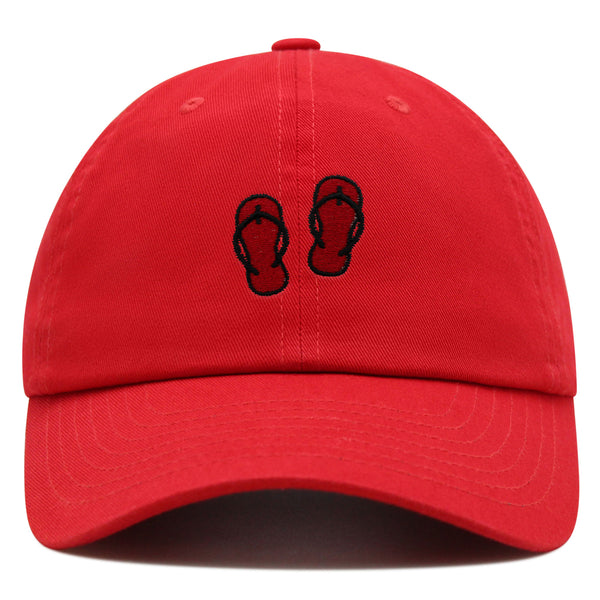 Flip-flops Premium Dad Hat Embroidered Baseball Cap Shoes Beach