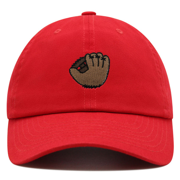 Baseball Glove Premium Dad Hat Embroidered Baseball Cap Baseball Game Sports Fan