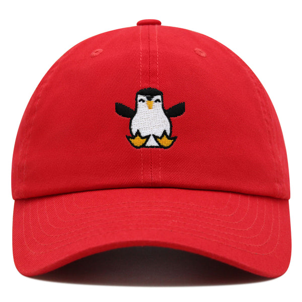 Penguin Premium Dad Hat Embroidered Baseball Cap Snow Animal