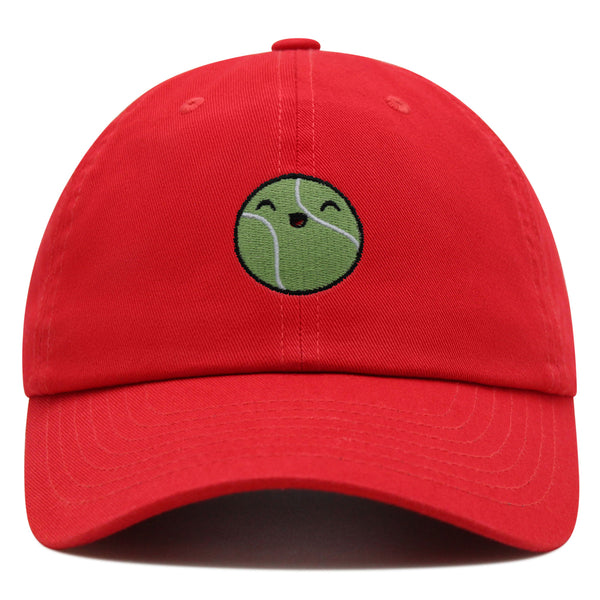 Happy Tennis ball Premium Dad Hat Embroidered Baseball Cap Sports Sharapova