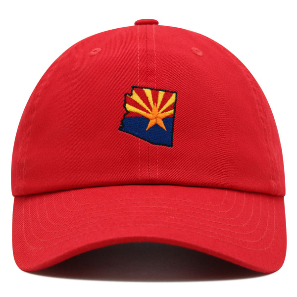 Arizona Flag Premium Dad Hat Embroidered Baseball Cap Arizona Tucson Pheonix