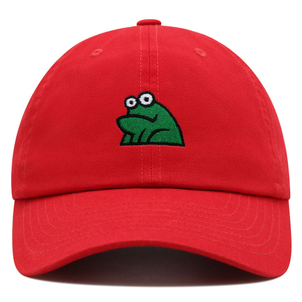 Frog Premium Dad Hat Embroidered Baseball Cap Funny