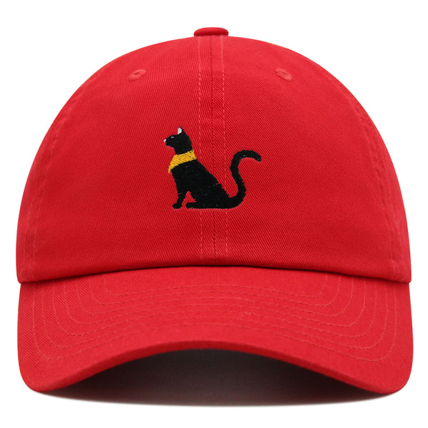 Black Egyptian Cat Premium Dad Hat Embroidered Baseball Cap Kitty