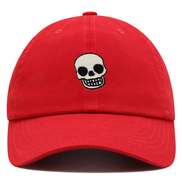 Skull Premium Dad Hat Embroidered Baseball Cap Girly Halloween