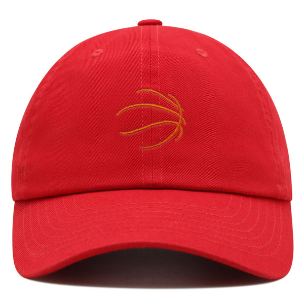 Basketball Silhouette Premium Dad Hat Embroidered Baseball Cap Sports Ball