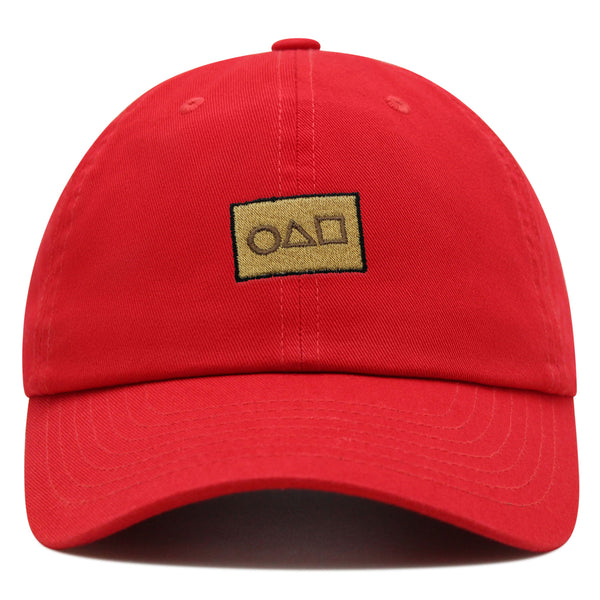 Wanna Play Game? Premium Dad Hat Embroidered Baseball Cap Business Card Squid