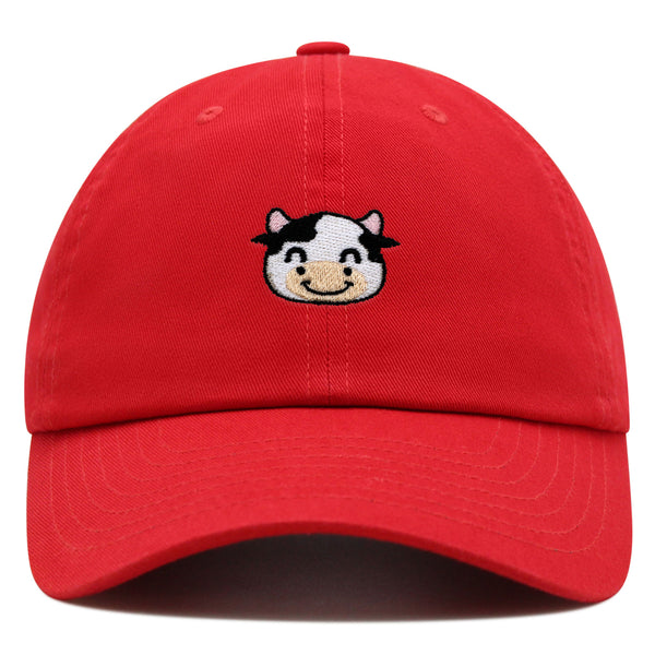 Cow Premium Dad Hat Embroidered Baseball Cap Milk Animal