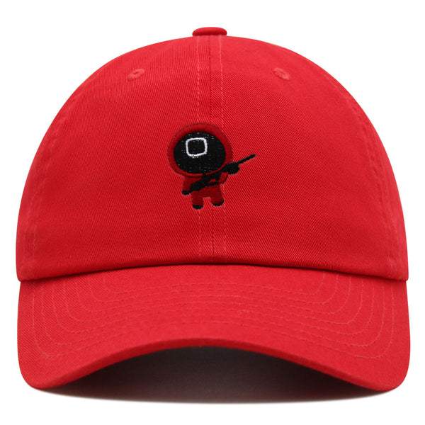 Squidman Premium Dad Hat Embroidered Baseball Cap Game Death