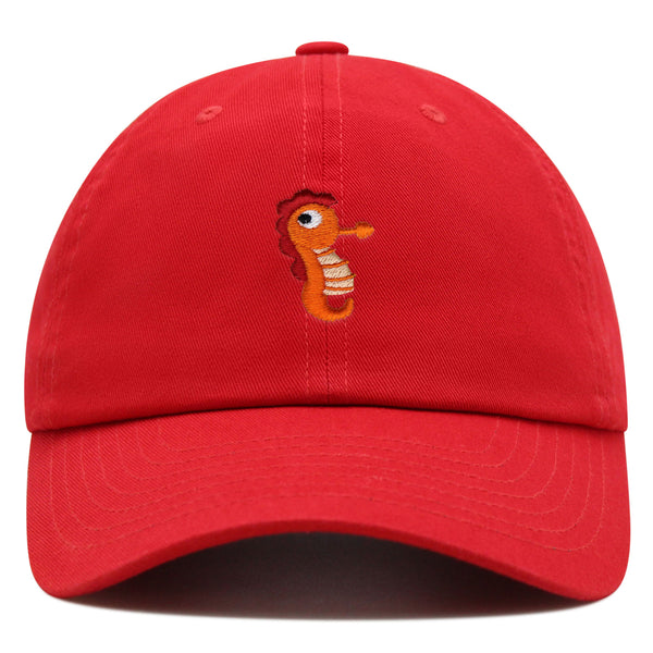 Sea Horse Premium Dad Hat Embroidered Baseball Cap Ocean Fish