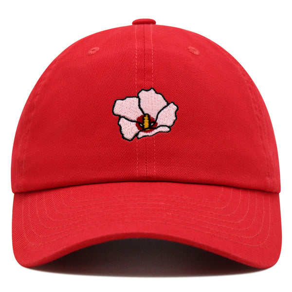 Rose of Sharon Premium Dad Hat Embroidered Baseball Cap Hibiscus Hawaii