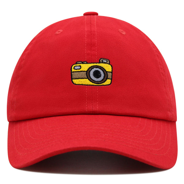 Camera Premium Dad Hat Embroidered Baseball Cap Digital Film