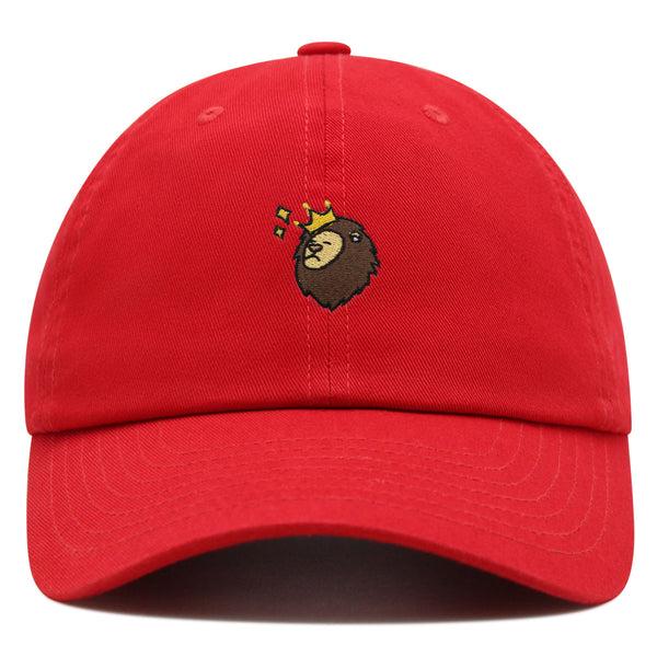 Lion Premium Dad Hat Embroidered Baseball Cap Zoo King